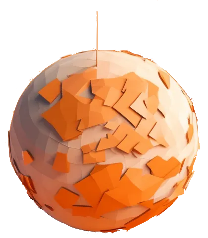 Globe world with postits